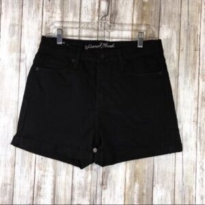 NWT Universal Thread Black High Rise Midi Shorts